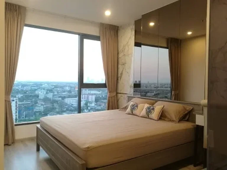 ให้เช่าคอนโด IDEO Mobi สุขุมวิท 66 1bed 42ตรม ชั้น 21 แต่งสวยพร้อมเข้าอยู่ 28000 ต่อเดือน