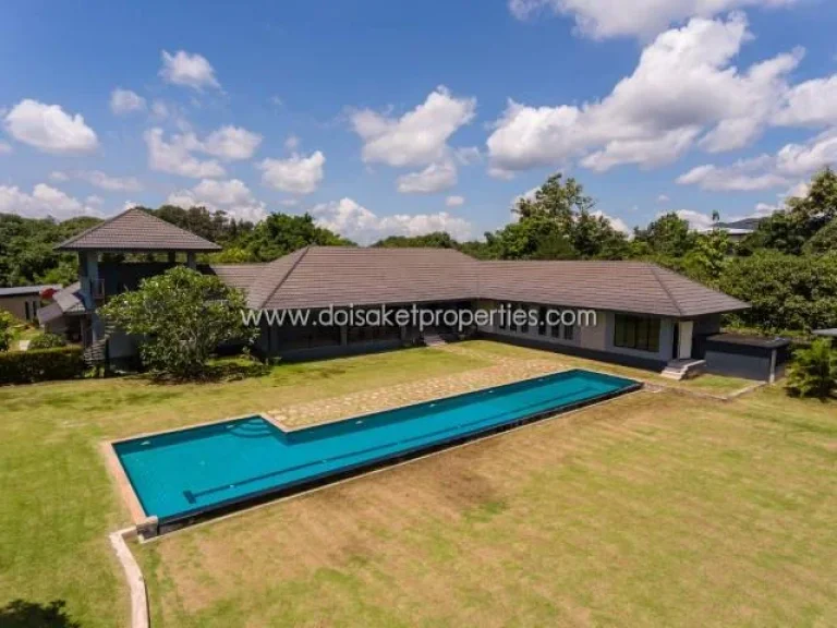 Large Single Story Villa set with private swimming pool in San Sai บ้านสร้างใหม่พร้อมสระว่ายน้ำส่วนตัว สันทราย