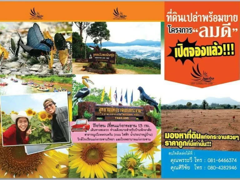 ที่ดินพัฒนาแล้ว ภูเขาล้อมรอบ ที่สูง อยู่ริมถนนทางเข้าเขื่อนแก่งฯ ที่ดินพัฒนาแล้วมีถนนน้ำไฟ ราคาไม่แพง