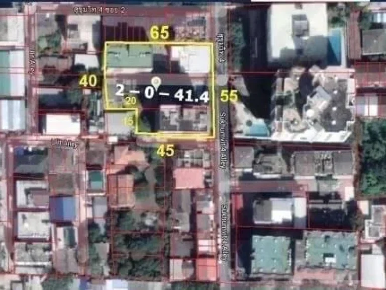 ที่ดิน สุขุมวิทซอย 4 เนื้อที่ 2-0-414 ไร่ 1220 ล้านบาท