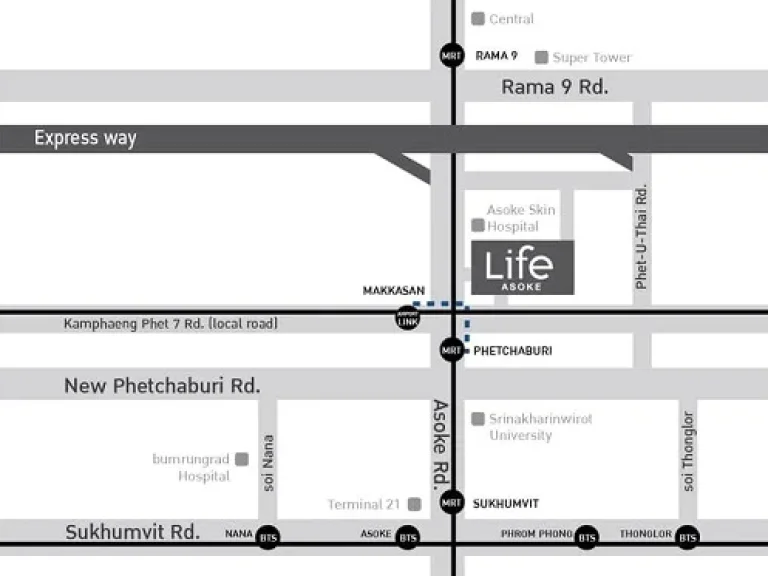 ให้เช่าคอนโด Life Asoke 2 น 2 น ชั้น 29 พร้อมเฟอร์และเครื่องใช้ไฟฟ้าเพียง 30000 ด