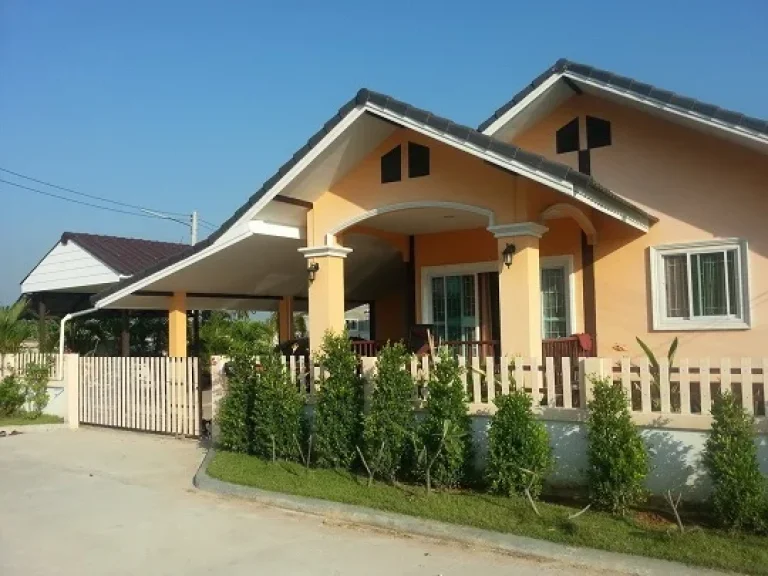 ขายบ้านเดี่ยวหัวหิน VILLA WITH GARDEN บรรยากาศดี สไตล์บ้านพักตากอากาศ