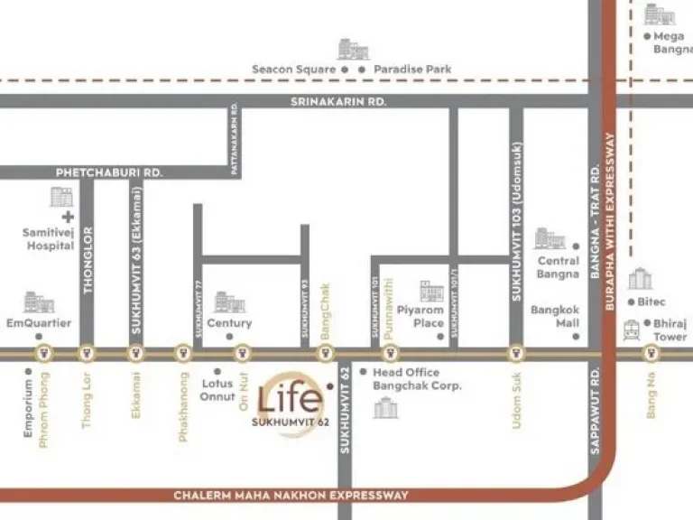 ขายดาวน์คอนโด Life สุขุมวิท62One bed plus ขนาด 39ตรม