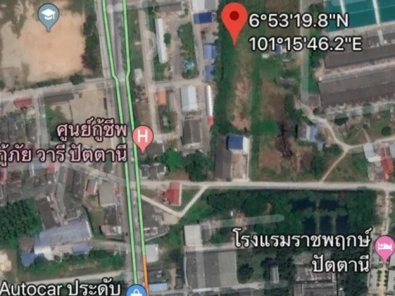 ขายที่ดิน ถูกๆ - 267 ตรว ถนนนาเกลือ ซอย อนามัยตรงข้ามยูโย ก่อนถึงสะพานปลา อเมือง จปัตตานี