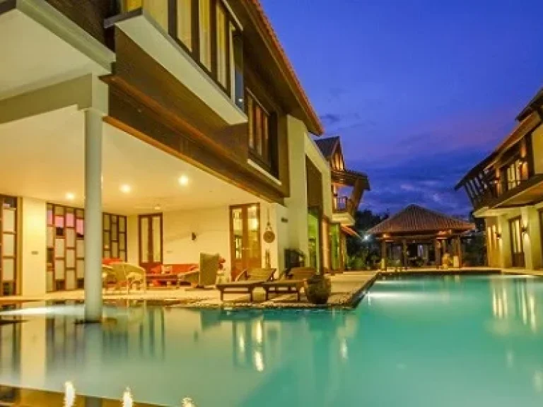 ขายบ้านเดี่ยวหรู TROPICAL 6-ROOM GOLF VILLA วิลล่าดีไซน์สวย เขตสนามกอล์ฟ