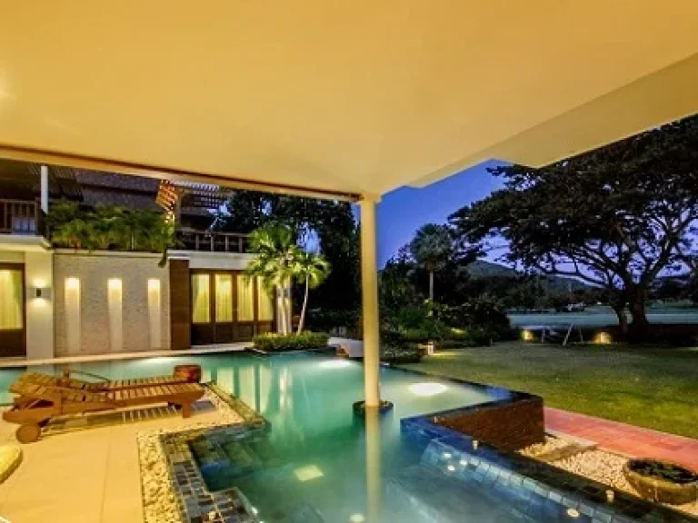 ขายบ้านเดี่ยวหรู TROPICAL 6-ROOM GOLF VILLA วิลล่าดีไซน์สวย เขตสนามกอล์ฟ