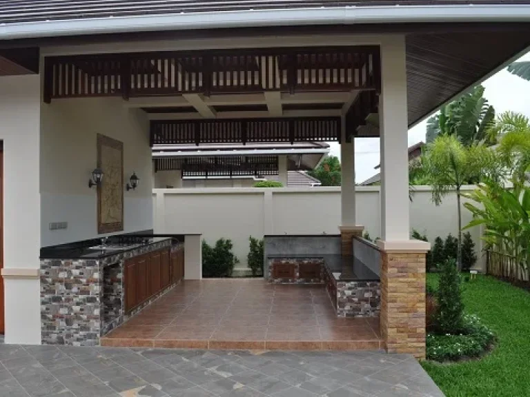 ขายบ้านเดี่ยว THAI-BALI STYLE VILLA CONSTRUCTION ดีไซน์หรู บรรยากาศดี