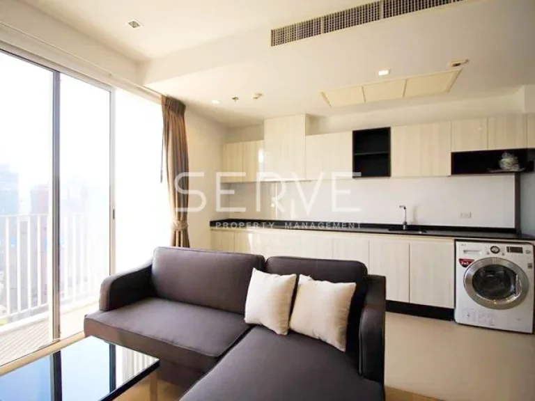 ปล่อยเช่า HQ Thonglor ห้องแต่งสวย เฟอร์นิเจอร์โทนสีขาว ห้องกว้างมาก 1 Bd 43 sqm 45K