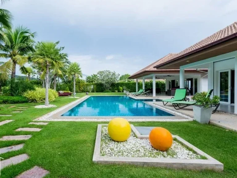 ขายบ้านเดี่ยว SPACIOUS LUXURY VILLA IN TOPGEPFLEGTEM RESORT ดีไซน์สวยคุณภาพ บรรยากาศดี