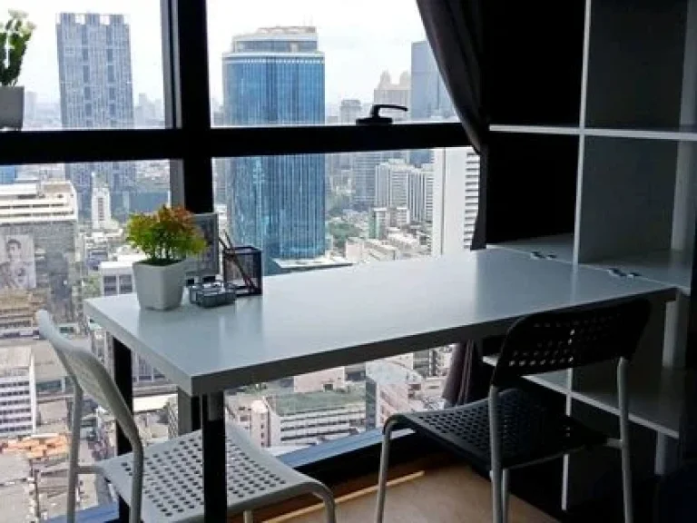 คอนโด Ashton Chula-Silom 1BED ชั้น42 วิวสาทร สีลม ชั้นสูงวิวโล่งให้เช่าใกล้MRT สามย่าน