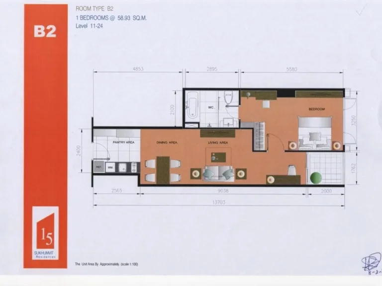 ให้เช่าและขายคอนโด 15 sukhumvit Residence ใกล้BTS นานา BTS อโศก