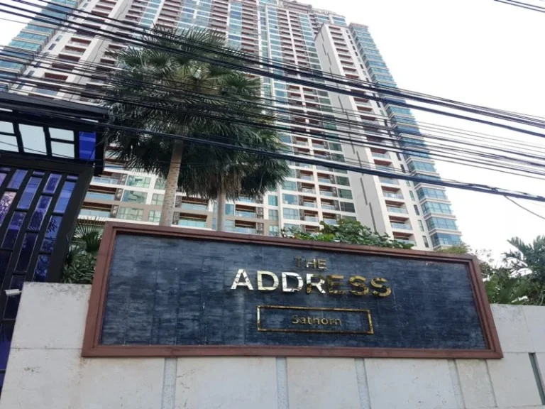 ขาย คอนโด ดิแอดเดรส สาทรThe Address Sathorn ชั้น 22 พื้นที่ 4666 ตรม พร้อมเข้าอยู่ได้เลย