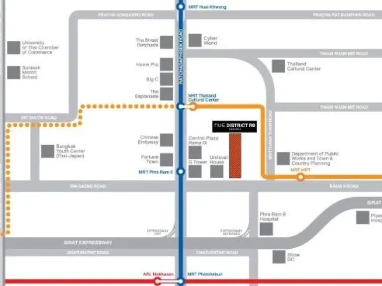 ขายดาวน์ คอนโด ใกล้ MRT พระราม 9 เซ็นทรัลพระราม 9 ฟอร์จูน