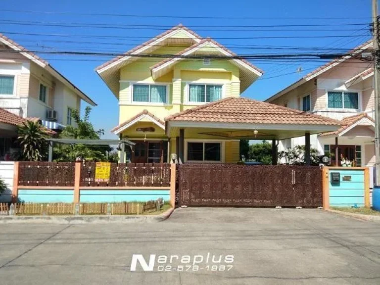 62030878 ขายบ้านเดี่ยว 2 ชั้น ขนาด 50 ตรว มเครือวัลย์ 2