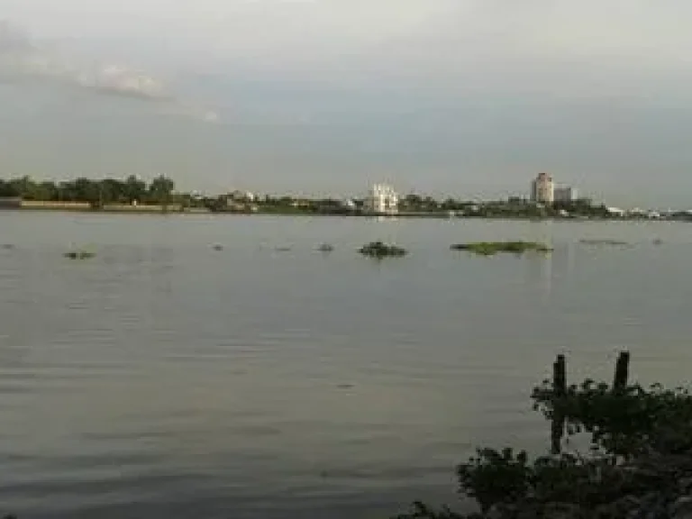 ขายที่ดินติดริมแม่น้ำเจ้าพระยา พร้อมบ้านและเรือนไทย อปากเกร็ด จนนทบุรี เนื้อที่ 176 ตรว