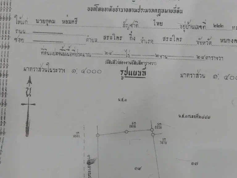 ขายด่วน ที่ดินเขตเศรษฐกิจพิเศษ หนองคาย 24 ไร่เศษ 45 ล้าน