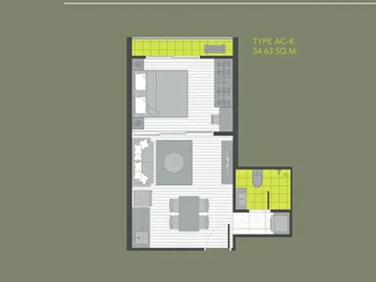 ขายดาวน์ คอนโด เอ สเปซ เมกา เฟส 1 A space Mega Phase 1 คอนโดมิเนียม ถนนบางนา-ตราด