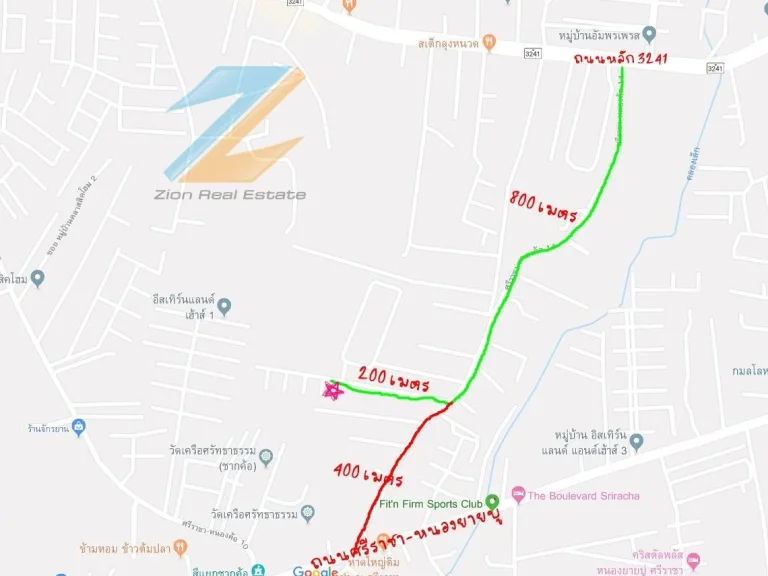 ขายด่วน บ้านเดี่ยว 1 ชั้นหลังมุม 56 ตรว 3 นอน 2 น้ำ หมู่บ้านศิริพร 2 ตสุรศักดิ์ อศรีราชา จชลบุรี