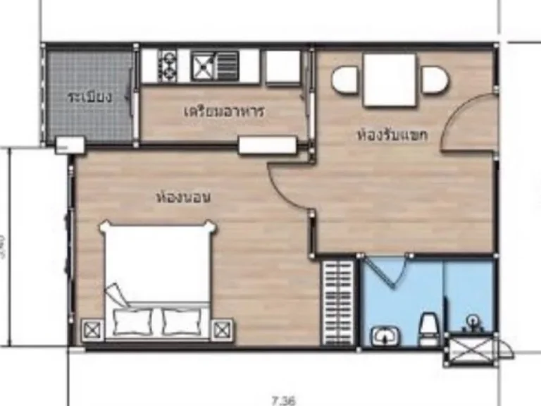 For Sale - ขาย The Maple Ratchada ladprao 37 ตรม คอนโดใหม่ ห้องสวย สะอาดมาก พร้อมเข้าอยู่ - 65459