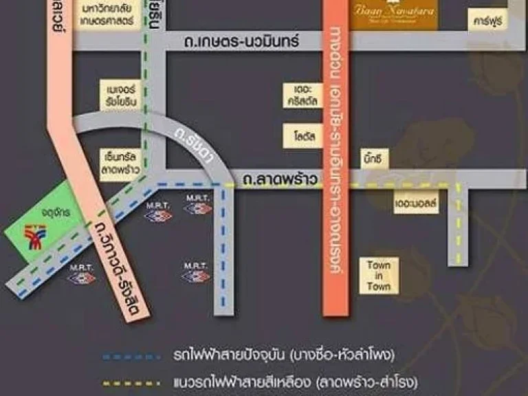 ให้เช่า คอนโด บ้านนวธารา เกษตร-นวมินทร์ ขนาด 33 ตรม วิวสระ พร้อมอยู่ ใกล้ CDC คริสตัส พาร์ค