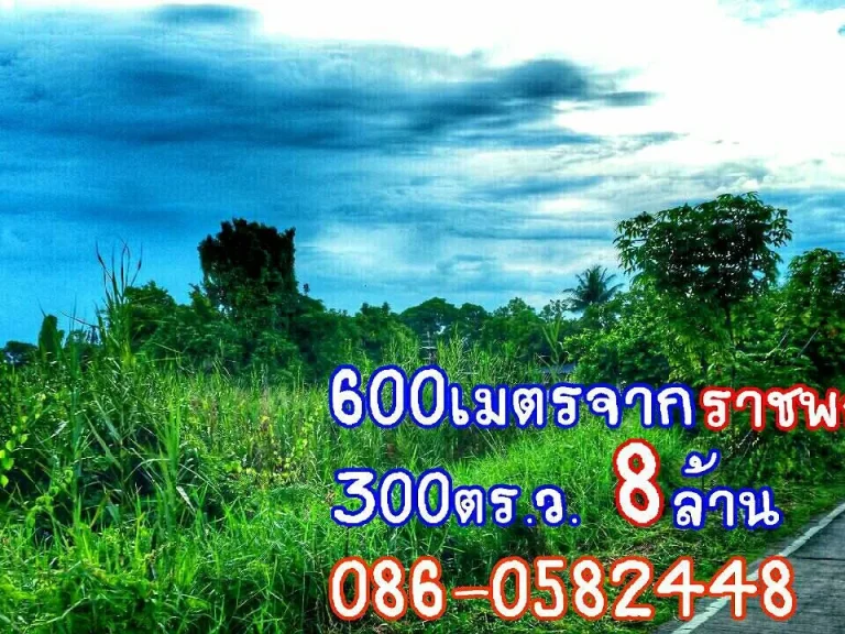 ที่ดินถนนราชพฤกษ์ 300ตรว