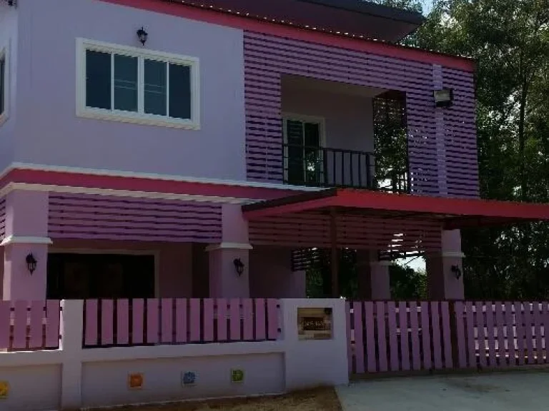 บ้านสร้างใหม่สไตล์โมเดิร์น ติดโรงเรียนบ้านวังหิน