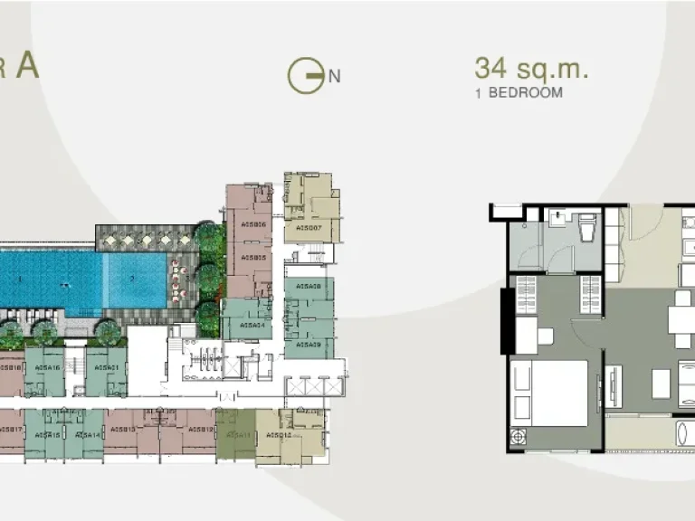 ขาย คอนโด Quinn Condo Ratchada ควินน์ คอนโด รัชดา 1ห้องนอน 1ห้องน้ำ 34 ตรม ขายราคา 4280000 บาท