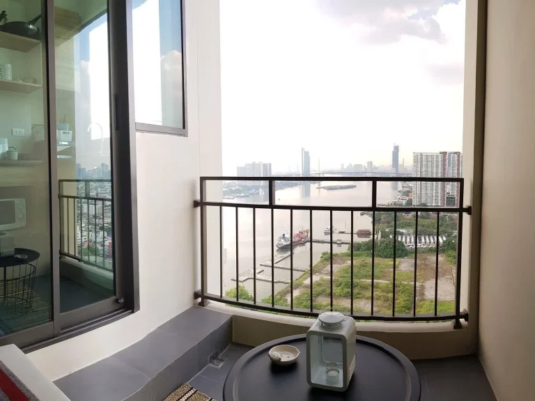 U Delight Residence Riverfront Rama 3 ขนาด 51 ตรม 1 นอน 1 น้ำ ชั้น 29 มีอาคารเดียว ราคา 26000 บาท