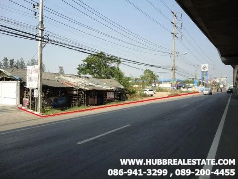 ขายที่ดิน ริมถนนใหญ่ บางนา-ตราด กม 25 ขนาด 6 ไร่ 94 ตรารางวา ใกล้เอแบคบางนา