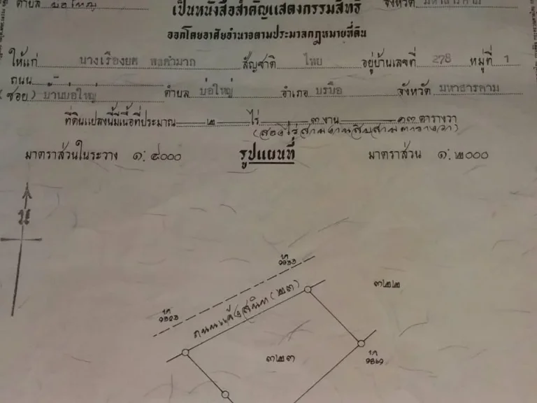 ขายที่ดินติดถนนใหญ่