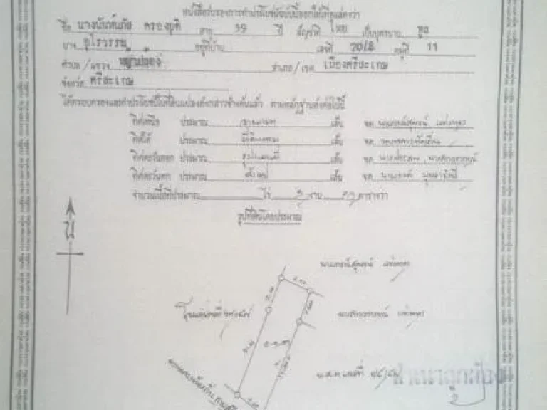 ขายที่ 131 ตรว ติดถนนสายหลัก ในเมือง