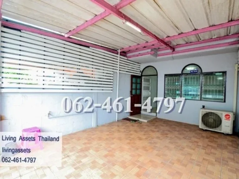 ขายถูก ทาวน์เฮาส์ หมู่บ้านบัวทองแลนด์ ตกแต่งแล้ว บางบัวทอง นนทบุรี 062-461-4797 บี