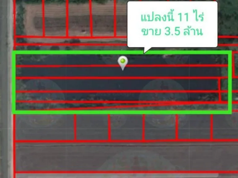 ที่ดินเปล่า 11 ไร่ ติดถนนเลียบคลอง 8 หนองเสือ