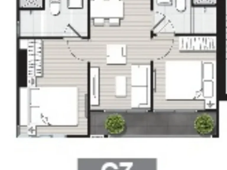 ขายดาวน์ คอนโด นิว โนเบิล แจ้งวัฒนะ ห้องมุม ไม่ติดห้องอื่น 57 ตรม 3 ห้องนอน 2 ห้องน้ำ