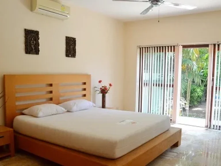 บ้านเช่าพร้อมอยู่ GREAT COMFORT AND GARDEN VILLA บรรยากาศร่มรื่น ตัวเมืองหัวหิน