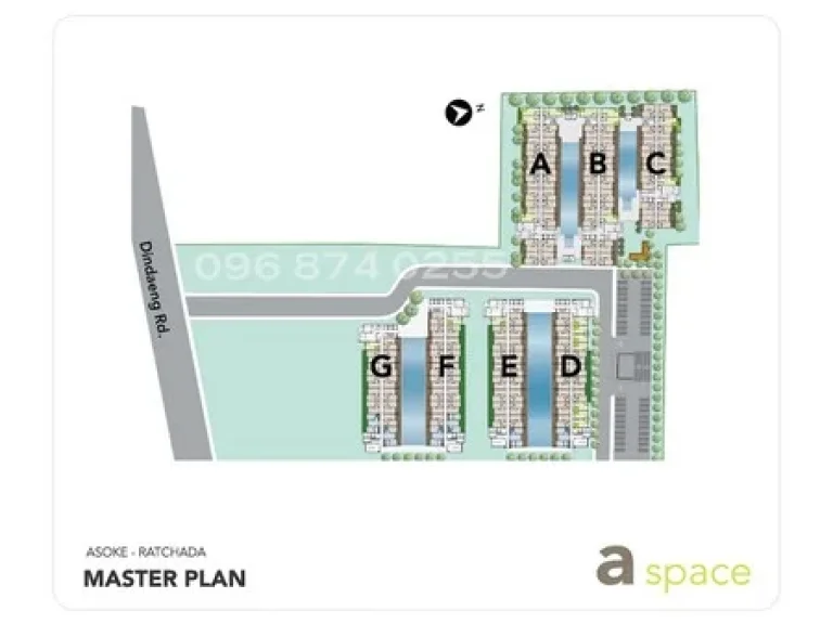 ให้เช่าคอนโด a Space อโศก-รัชดา วิวสระว่ายน้ำ พร้อมอยู่