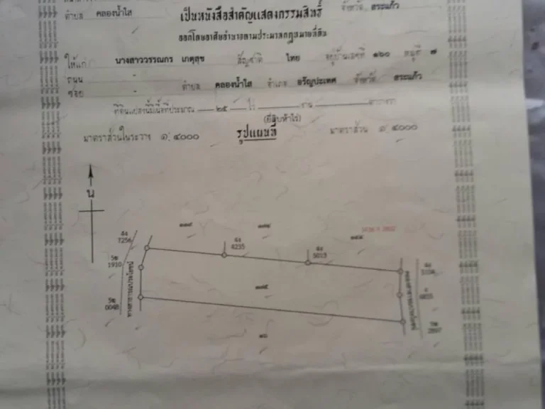 ที่ดินทำเลดี เรียบแนวพรมแดน เหมาะที่จะลงทุน