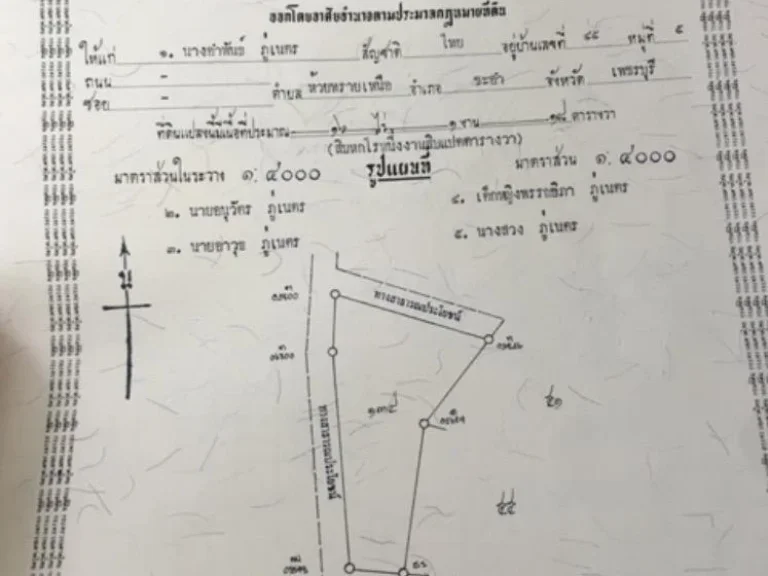 ขายที่ดิน อชะอำ 16ไร่เศษ