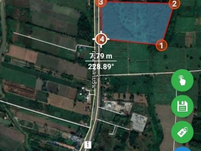 ที่ดินสวนสักติดถนนพหลโยธิน 52 ไร่ ห่างจากตัวเมืองกำแพงเพชร 8 km