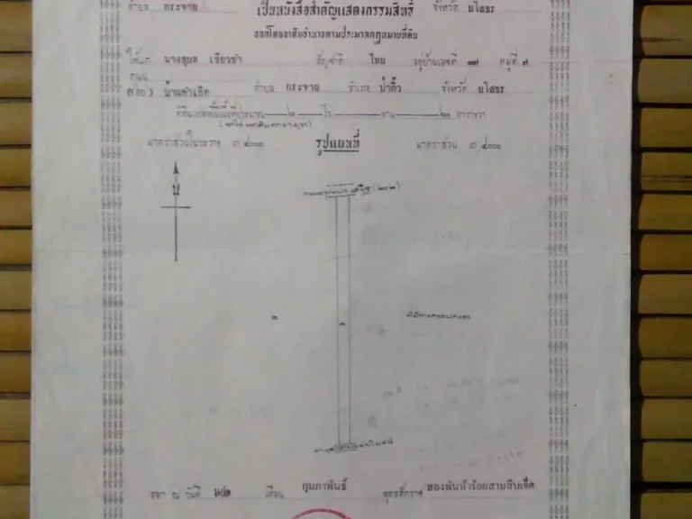 ขายที่ดินโฉนดติดถนนอรุณประเสริฐ 6 ไร่ 60 ตรวบ้านคำเกิด ตกระจาย อป่าติ้ว