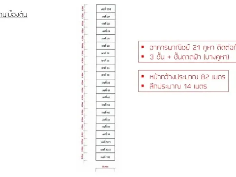 เซ้ง อาคารพาณิชย์ 3 ชั้น 21 คูหาติดกัน ซอยประดู่ ถนนพระราม 4