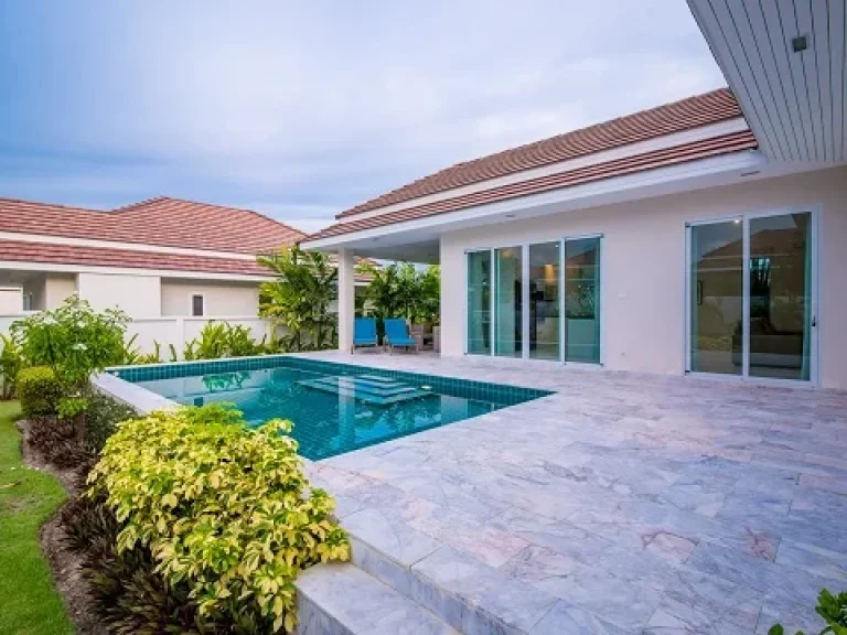 ขายบ้านเดี่ยวหัวหิน POOL VILLA A พร้อมสระว่ายน้ำ บ้านสวย