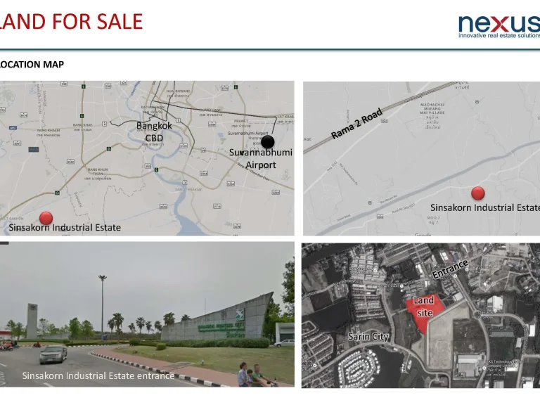 LAND FOR SALE IN SINSAKORNINDUSTRIAL ESTATE