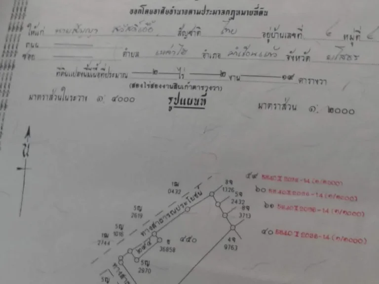 ขายที่ดิน 2-2-16 บ้านหนองแสง