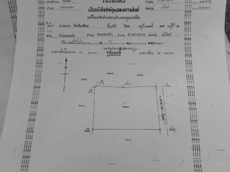 ขายที่ดิน ทำเลดี เนื้อที่ 2 ไร่ ใกล้ถนน 4 เลน