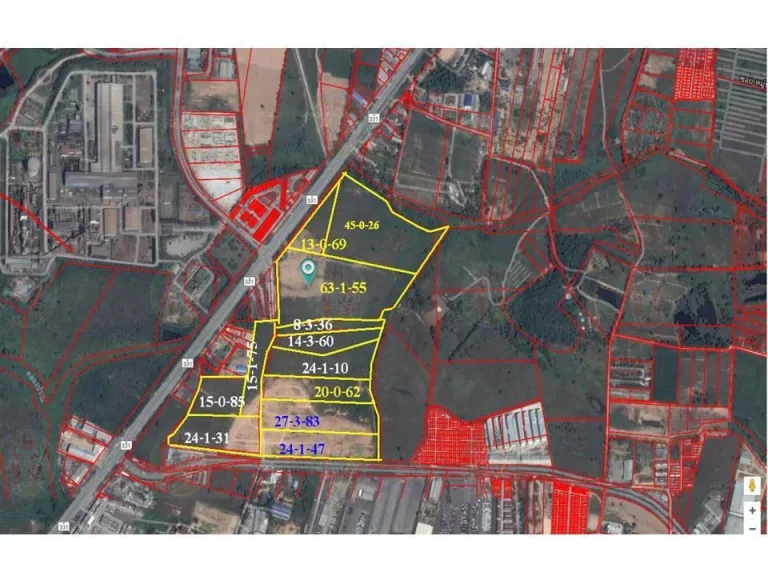 ที่ดินสวยๆติดถนนสาย 331 หน้านิคมอีสเทิร์นซีบอร์ด