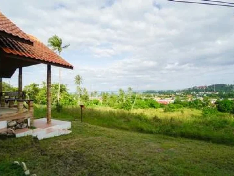 ขายที่ดิน พร้อมบ้านเดี่ยว 1 หลัง 2 ห้องนอน เนื้อที่ 100 ตรว เกาะสมุย ใกล้หาดเชิงมน สวยมากๆ