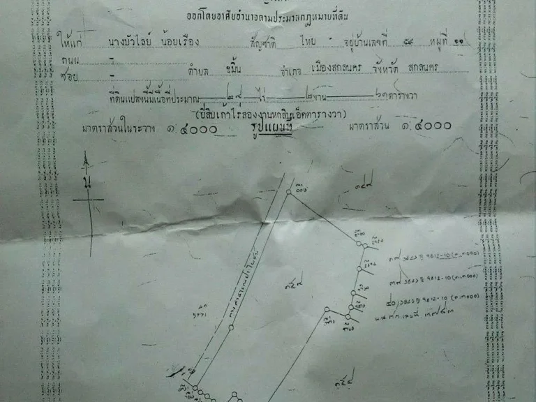 ขายที่ดินจำนวน29ไร่2งาน61ตรว