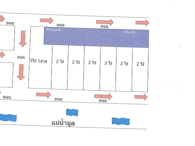 ขายที่ดินเปล่าสวย ติดแม่น้ำมูลบรรยากาศดี 12ไร่ ไร่ละ10 ล้าน แบ่งขาย