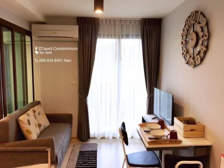 Cozy Luxury Apartment fully equipped ให้เช่า ซีแคปสาม คอนโดมิเนี่ยม พร้อมเฟอร์และเครื่องใช้ไฟฟ้า